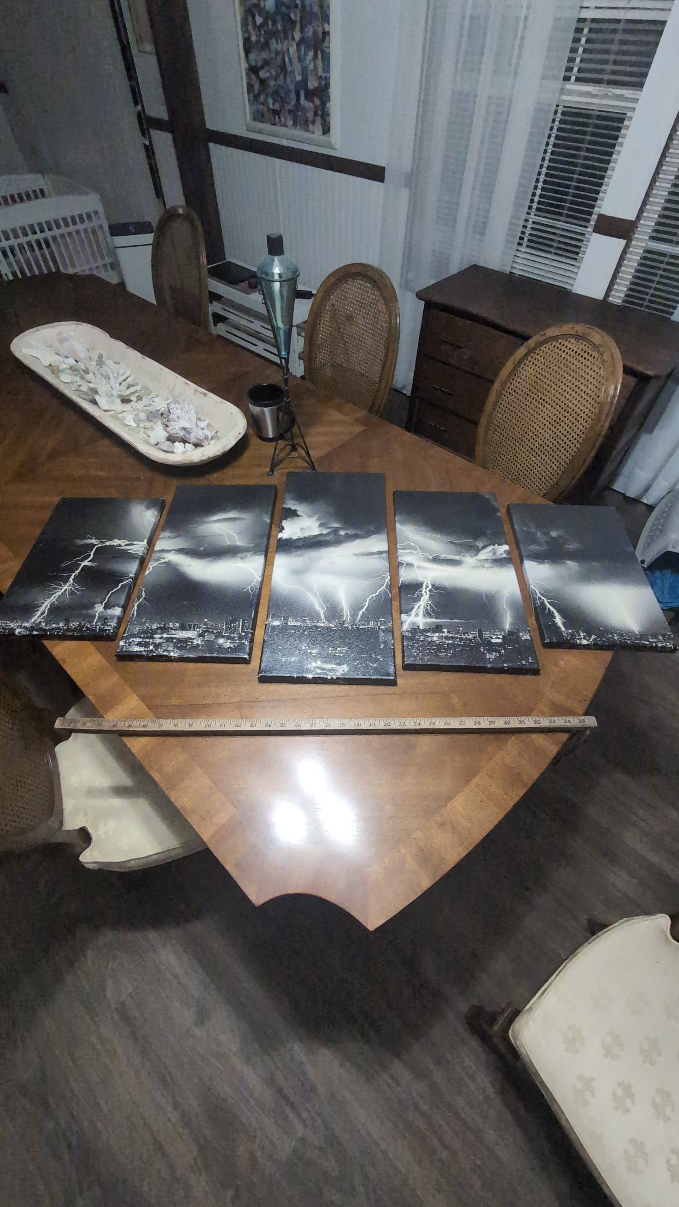 "Lightning Storm Over the City"